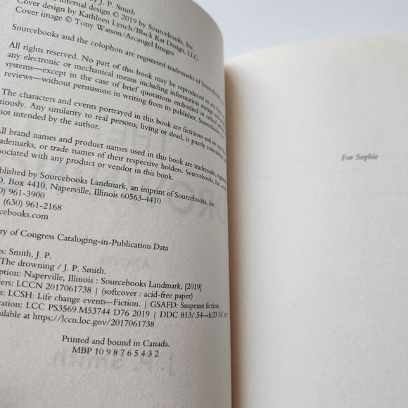 The Drowning: A Novel By J.P. Smith - Paperback - Picture 7 of 9